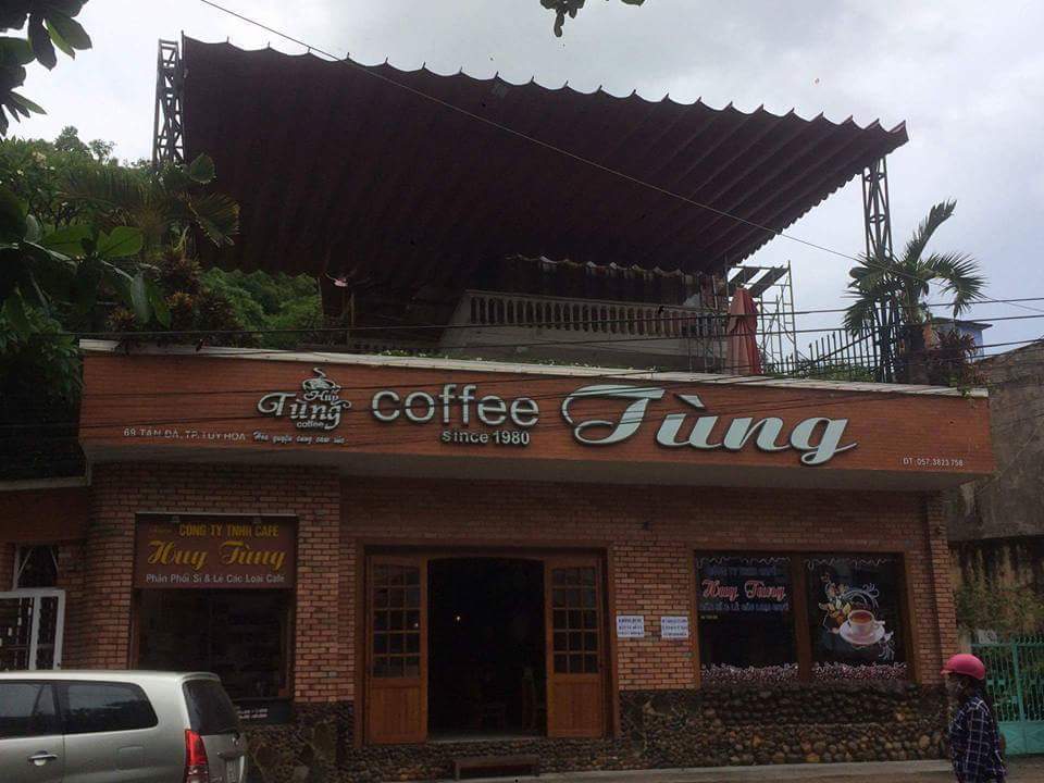 Mái xếp di động quán cafe