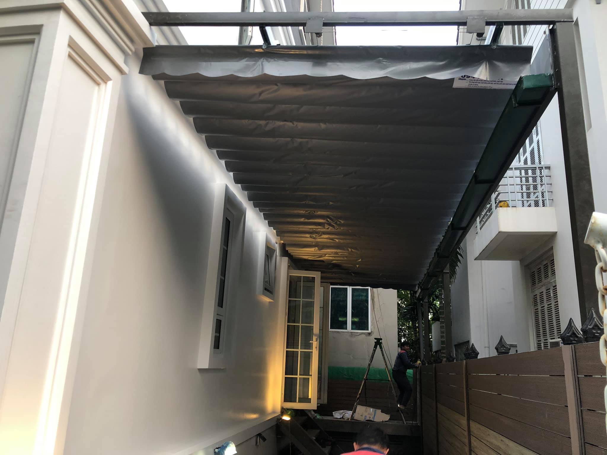 Mái xếp di động giá rẻ tại Mê Linh