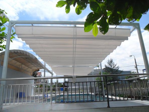 Làm mái xếp di động tại Hai Bà Trưng