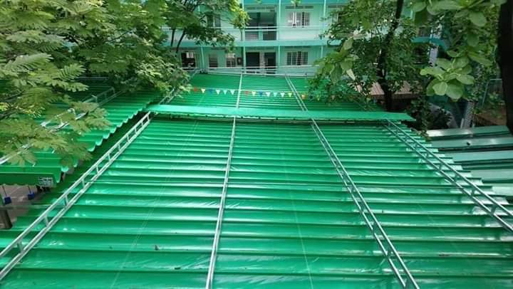 Mái bạt xếp di động tại Nguyễn Trãi - Thanh Xuân