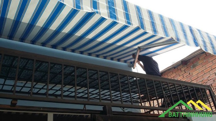 Thi công lắp đặt các dịch vụ mái hiên di động tại phường Kim Liên