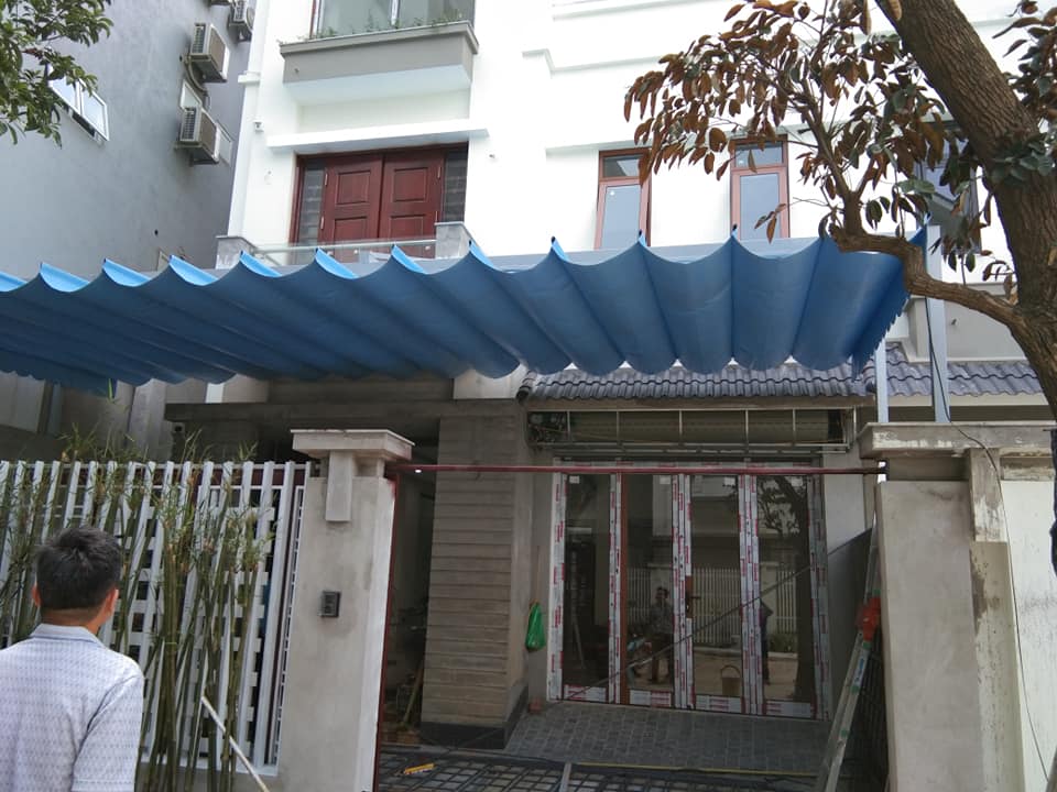 Mái xếp di động giá rẻ tại Hà Nội